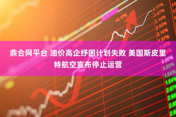 鼎合网平台 油价高企纾困计划失败 美国斯皮里特航空宣布停止运营